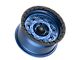 Fittipaldi Offroad FT100 Satin Blue with Black Ring 6-Lug Wheel; 17x9; -12mm Offset (23-25 Canyon)