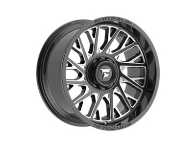 Fittipaldi Offroad FA08 Gloss Black Milled 5-Lug Wheel; 20x10; -19mm Offset (97-03 F-150)