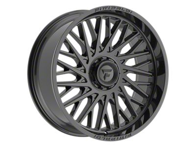 Fittipaldi Offroad FA08 Gloss Black 6-Lug Wheel; 24x10; -19mm Offset (21-24 F-150)