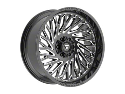 Fittipaldi Offroad FA15 Gloss Black Milled 6-Lug Wheel; 22x10; -19mm Offset (21-25 F-150)