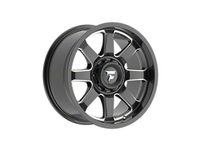 Fittipaldi Offroad FA16 Gloss Black Milled 6-Lug Wheel; 18x9; 12mm Offset (21-25 F-150)