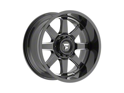 Fittipaldi Offroad FA16 Gloss Black Milled 6-Lug Wheel; 20x10; -25mm Offset (21-25 F-150)