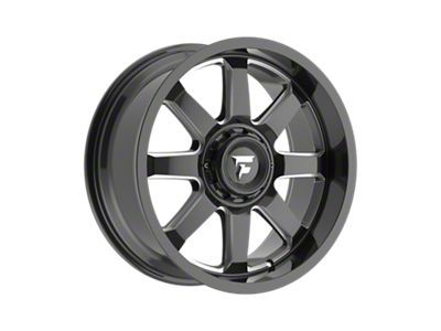 Fittipaldi Offroad FA16 Gloss Black Milled 6-Lug Wheel; 20x9; 12mm Offset (21-25 F-150)