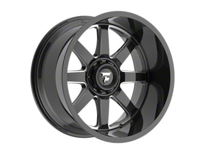 Fittipaldi Offroad FA16 Gloss Black Milled 6-Lug Wheel; 22x12; -51mm Offset (21-24 F-150)