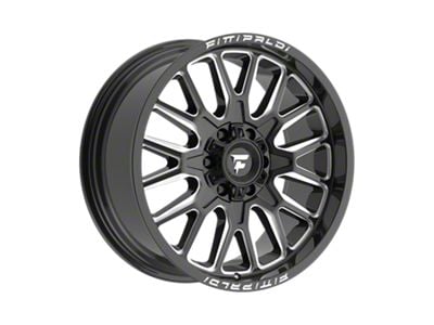 Fittipaldi Offroad FA18 Gloss Black Milled 6-Lug Wheel; 20x9; 18mm Offset (21-25 F-150)