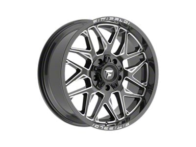 Fittipaldi Offroad FA19 Gloss Black Milled 5-Lug Wheel; 20x9; 0mm Offset (97-03 F-150)