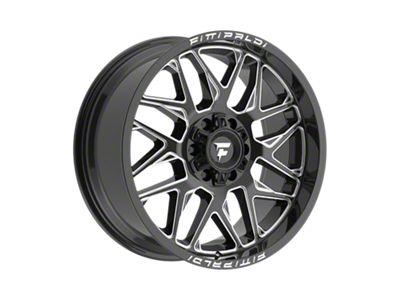 Fittipaldi Offroad FA19 Gloss Black Milled 6-Lug Wheel; 20x9; 18mm Offset (21-24 F-150)