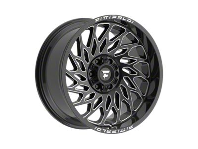 Fittipaldi Offroad FA20 Gloss Black Milled 6-Lug Wheel; 20x10; -19mm Offset (21-25 F-150)