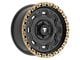 Fittipaldi Offroad FT100 Satin Black with Bronze Ring 6-Lug Wheel; 20x9; 18mm Offset (21-24 F-150)