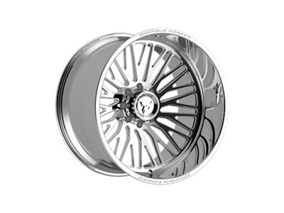 Fittipaldi Offroad FTF505 Polished 8-Lug Wheel; Left Directional; 24x14; -76mm Offset (23-24 F-250 Super Duty)