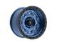 Fittipaldi Offroad FT100 Satin Blue with Black Ring 6-Lug Wheel; 17x9; -12mm Offset (14-18 Sierra 1500)