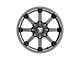 Fittipaldi Offroad FA16 Gloss Black Milled 8-Lug Wheel; 20x10; -25mm Offset (20-25 Sierra 2500 HD)