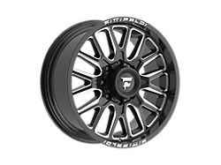 Fittipaldi Offroad FA18 Gloss Black Milled 8-Lug Wheel; 20x9; 18mm Offset (20-24 Sierra 2500 HD)