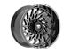 Fittipaldi Offroad FA20 Gloss Black Milled 8-Lug Wheel; 22x12; -44mm Offset (20-24 Sierra 2500 HD)