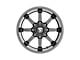 Fittipaldi Offroad FA16 Gloss Black Milled 8-Lug Wheel; 20x12; -51mm Offset (20-25 Sierra 3500 HD SRW)