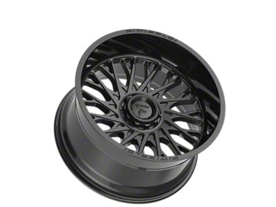 Fittipaldi Offroad FA08 Gloss Black 6-Lug Wheel; 22x12; -44mm Offset (19-24 Silverado 1500)