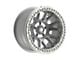 Fittipaldi Offroad FB151 Machined Silver 6-Lug Wheel; 17x9; -38mm Offset (99-06 Silverado 1500)