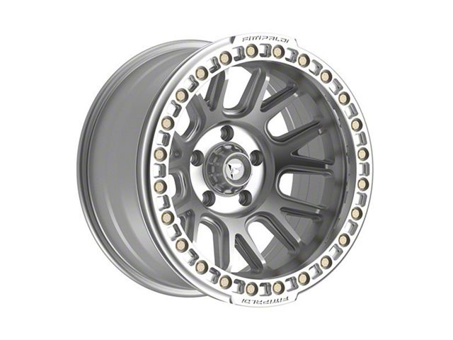Fittipaldi Offroad FB151 Machined Silver 6-Lug Wheel; 17x9; -38mm Offset (15-20 Tahoe)