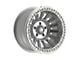 Fittipaldi Offroad FB152 Machined Silver 6-Lug Wheel; 17x9; -38mm Offset (15-20 Tahoe)