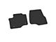 FLEXTREAD Factory Floorpan Fit Tire Tread/Scorched Earth Scene Front Floor Mats; Black (17-22 F-350 Super Duty Regular Cab)