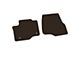 FLEXTREAD Factory Floorpan Fit Tire Tread/Scorched Earth Scene Front Floor Mats; Brown (17-22 F-350 Super Duty Regular Cab)