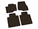 FLEXTREAD Factory Floorpan Fit Tire Tread/Scorched Earth Scene Front and Rear Floor Mats; Brown (17-22 F-350 Super Duty SuperCab, SuperCrew)