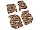 FLEXTREAD Factory Floorpan Fit Tire Tread/Scorched Earth Scene Front and Rear Floor Mats; Cyberflage Camouflage (19-24 RAM 1500 Crew Cab)