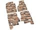 FLEXTREAD Factory Floorpan Fit Tire Tread/Scorched Earth Scene Front and Rear Floor Mats; Cyberflage Camouflage (12-18 RAM 2500 Mega Cab)