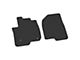 FLEXTREAD Factory Floorpan Fit Tire Tread/Scorched Earth Scene Front Floor Mats; Black (20-24 Sierra 3500 HD Regular Cab)