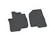 FLEXTREAD Factory Floorpan Fit Tire Tread/Scorched Earth Scene Front Floor Mats; Grey (20-24 Sierra 3500 HD Regular Cab)