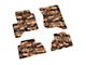 FLEXTREAD Factory Floorpan Fit Tire Tread/Scorched Earth Scene Front and Rear Floor Mats; Cyberflage Camouflage (14-18 Silverado 1500 Crew Cab)