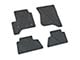 FLEXTREAD Factory Floorpan Fit Tire Tread/Scorched Earth Scene Front and Rear Floor Mats; Grey (15-19 Silverado 2500 HD Crew Cab)