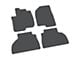 FLEXTREAD Factory Floorpan Fit Tire Tread/Scorched Earth Scene Front and Rear Floor Mats; Grey (20-24 Silverado 2500 HD Double Cab)