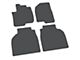 FLEXTREAD Factory Floorpan Fit Tire Tread/Scorched Earth Scene Front and Rear Floor Mats; Grey (20-25 Silverado 3500 HD Crew Cab)