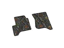 Factory Floorpan Fit Tire Tread/Scorched Earth Scene Front Floor Mats; Rugged Woods Camouflage (15-19 Silverado 3500 HD Regular Cab)