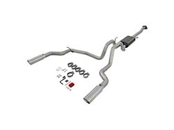 Flowmaster Force II Dual Exhaust System with Polished Tips; Rear Exit (15-20 2.7L EcoBoost F-150)