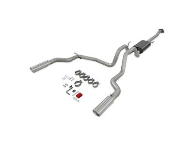 Flowmaster Force II Dual Exhaust System with Polished Tips; Rear Exit (15-20 2.7L EcoBoost F-150)