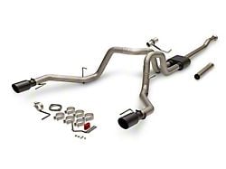 Flowmaster American Thunder Dual Exhaust System with Black Tips; Rear Exit (21-24 2.7L EcoBoost F-150 w/o Factory Dual Exhaust)