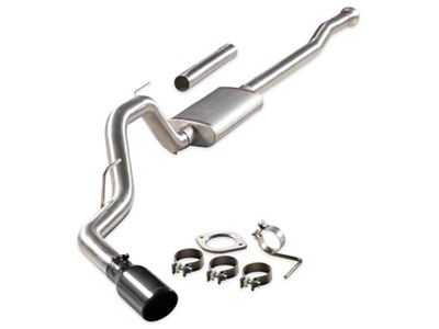 Flowmaster Signature Series Single Exhaust System with Black Chrome Tip; Side Exit (21-24 2.7L EcoBoost F-150 w/o Factory Dual Exhaust)