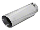 Flowmaster 3.50 or 4-Inch Angle Cut Exhaust Tip; Polished (Fits 2.50 to 3-Inch Tailpipe)