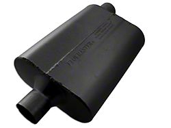 Flowmaster 40 Series Delta Flow Center/Offset Oval Muffler; 2.25-Inch Inlet/2.25-Inch Outlet (Universal; Some Adaptation May Be Required)