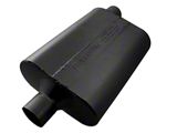 Flowmaster 40 Series Delta Flow Center/Offset Oval Muffler; 2.25-Inch Inlet/2.25-Inch Outlet (Universal; Some Adaptation May Be Required)