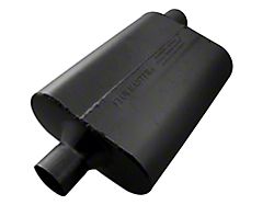 Flowmaster 40 Series Delta Flow Center/Offset Oval Muffler; 2.25-Inch Inlet/2.25-Inch Outlet (Universal; Some Adaptation May Be Required)