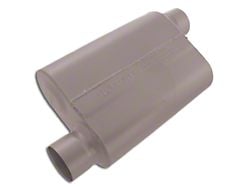 Flowmaster 40 Series Offset/Offset Oval Muffler; 3-Inch Inlet/3-Inch Outlet (Universal; Some Adaptation May Be Required)