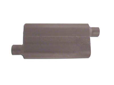 Flowmaster 50 Series Delta Flow Offset/Offset Oval Muffler; 2.50-Inch Inlet/2.50-Inch Outlet (Universal; Some Adaptation May Be Required)