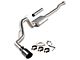 Flowmaster Signature Series Single Exhaust System with Black Chrome Tip; Side Exit (21-24 5.0L F-150 w/o Factory Dual Exhaust)