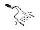 Flowmaster American Thunder Dual Exhaust System with Polished Tips; Side/Rear Exit (94-01 5.2L RAM 1500)