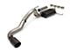 Flowmaster American Thunder Single Exhaust System with Black Tip; Side Exit (21-24 3.5L PowerBoost F-150)