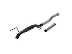 Flowmaster Outlaw Extreme Single Exhaust System with Black Tip; Turn Down (21-25 5.0L F-150, Excluding Tremor)