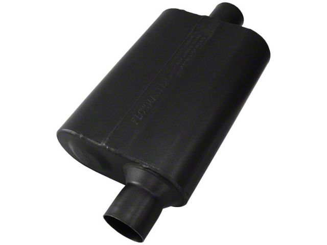 Flowmaster 40 Series Delta Flow Offset/Center Oval Muffler; 2.50-Inch (Universal; Some Adaptation May Be Required)